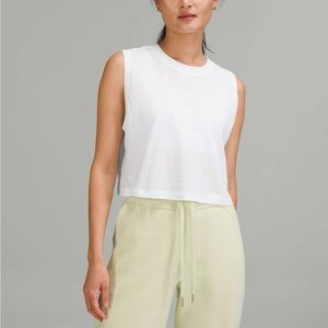 lululemon cropped tank top singlet